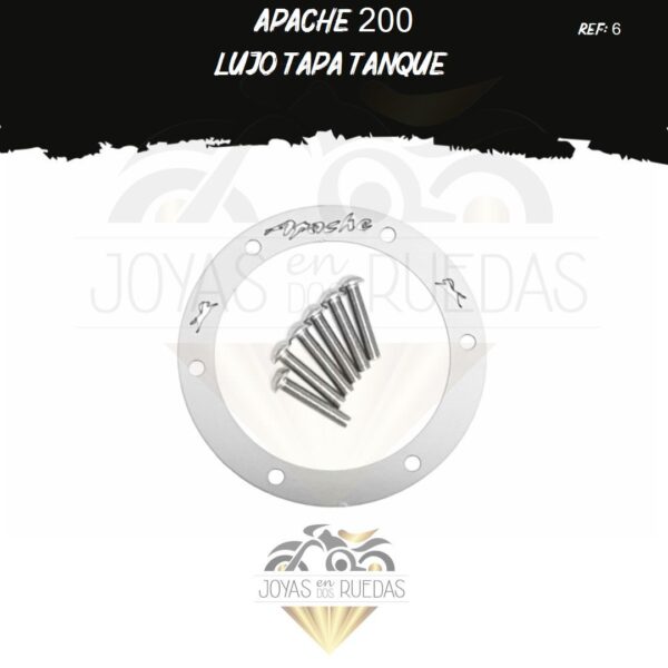 partes Apache 200 lujo tapa tanque
