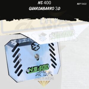motos NS 400 guardabarro 3d