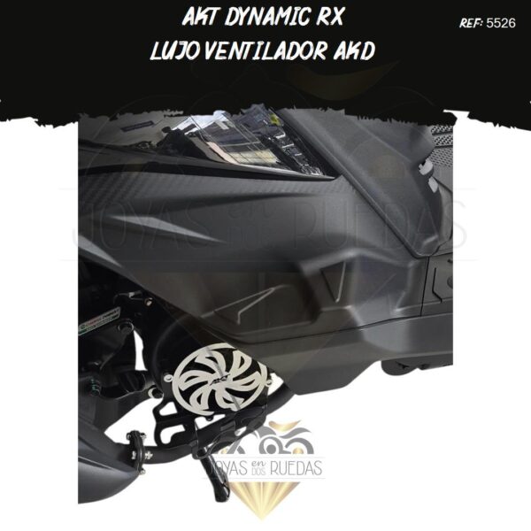 moto akt dynamic rx lujo ventilador akd