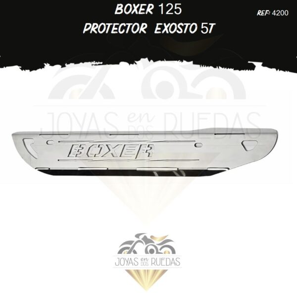 articulos Boxer 125 protector exosto 5t