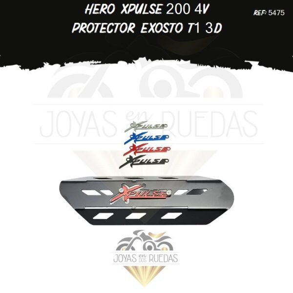 piezas Hero Xpulse 200 4V protector exosto 3D