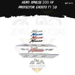 pieza Hero Xpulse 200 4V protector exosto 3D