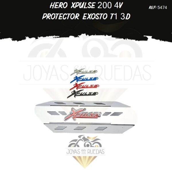 pieza Hero Xpulse 200 4V protector exosto 3D