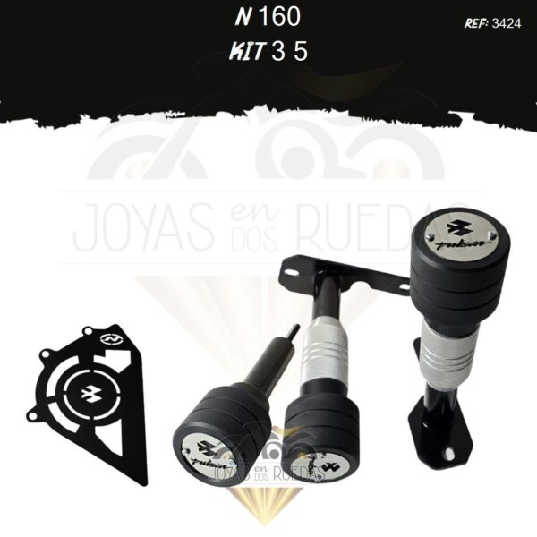 N 160 kit slider exosto protector piñon sliders