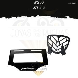 N 250 kit protector farola porta placa