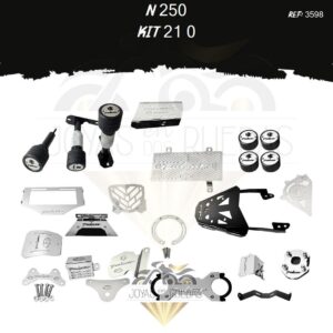 N 250 kit lujo tapa tanque protector radiador