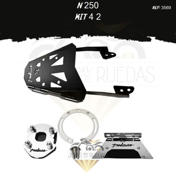 N 250 kit parrilla monoshock lujo pata gato