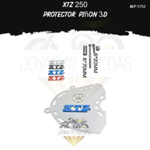XTZ 250 lujos protector piñon 3D