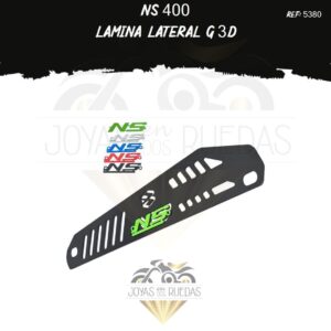 piezas NS 400 lamina lateral g 3D