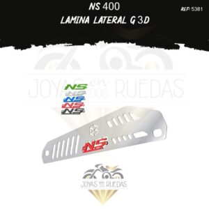 moto NS 400 lamina lateral g 3D