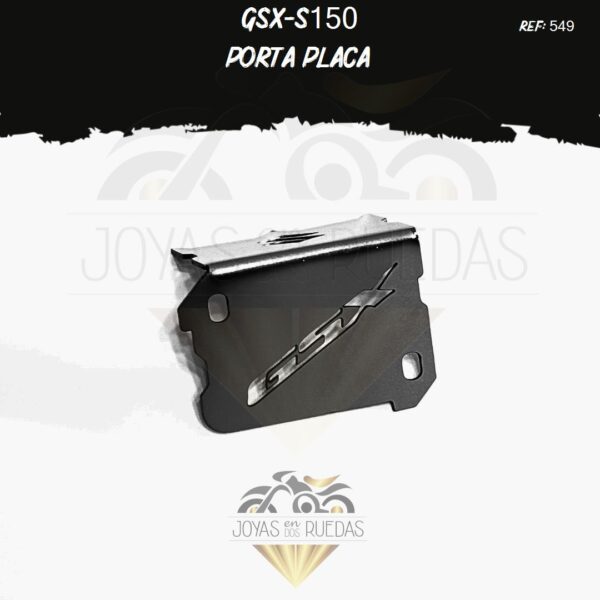 motos GSX-S150 portaplaca