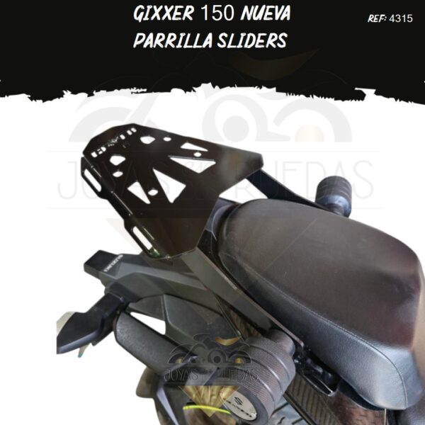 moto Gixxer 150 nueva parrilla sliders