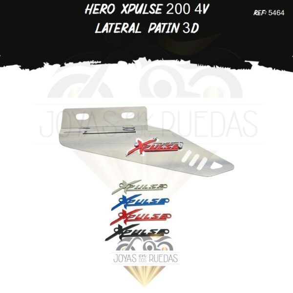 moto Hero Xpulse 200 4V lateral patin 3D