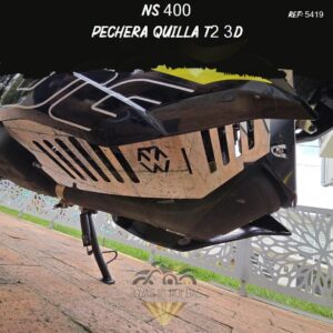 partes NS 400 pechera quilla 3D