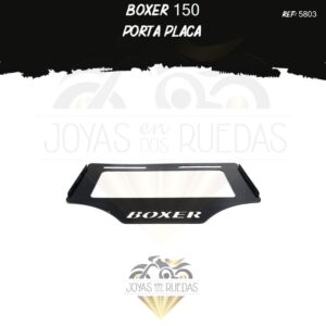 accesorios Boxer 150 portaplaca