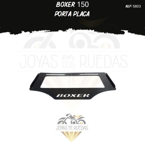 accesorios Boxer 150 portaplaca