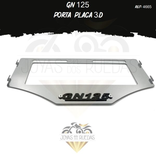 piezas GN 125 portaplaca 3D