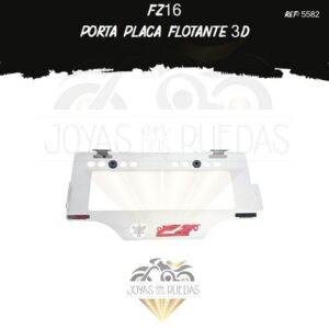 accesorios FZ16 portaplaca flotante 3D