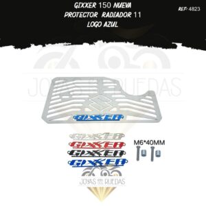partes Gixxer 150 nueva protector radiador