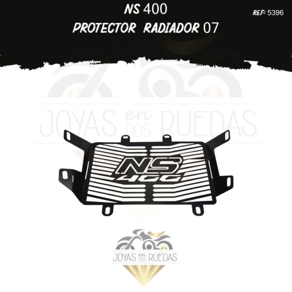 moto NS 400 protector radiador