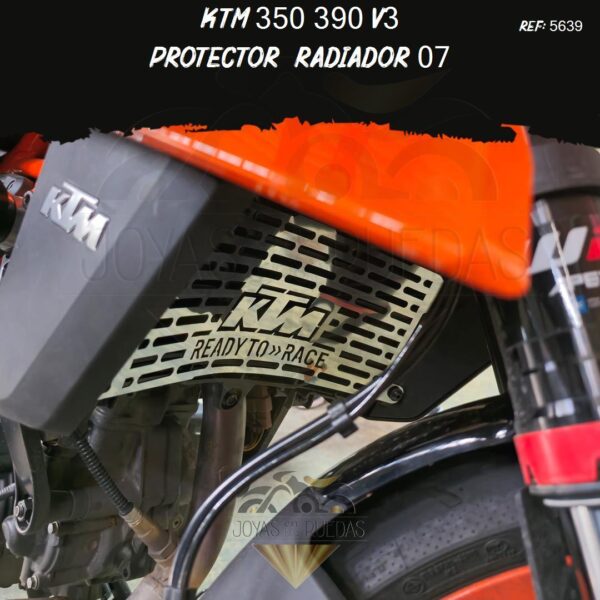 pieza KTM 350 390 V3 protector radiador