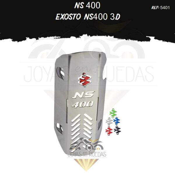 piezas NS 400 exosto ns400 3D