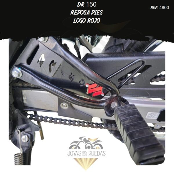moto DR 150 Reposa pies