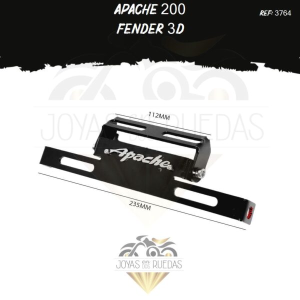 lujo Apache 200 fender 3d