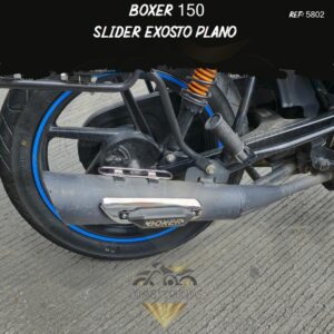 pieza Boxer 150 Slider exosto plano