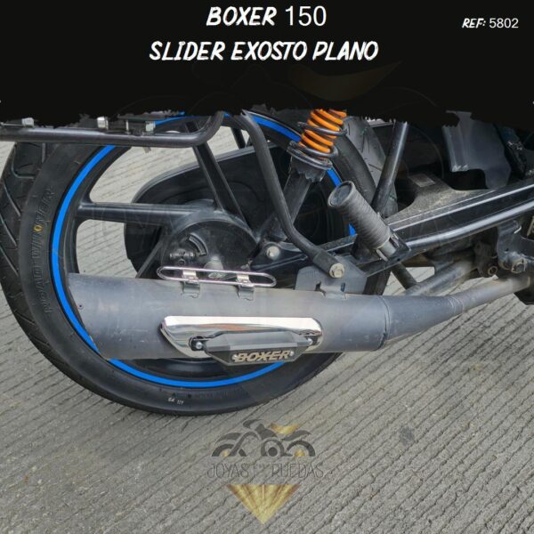 pieza Boxer 150 Slider exosto plano
