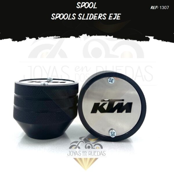 parte Spool Spools Sliders eje