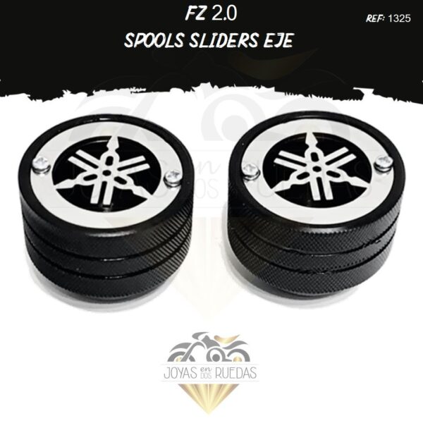 moto FZ 2.0 Spools Sliders eje